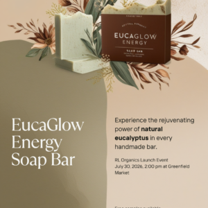 RL Organics EucaGlow Energy Soap